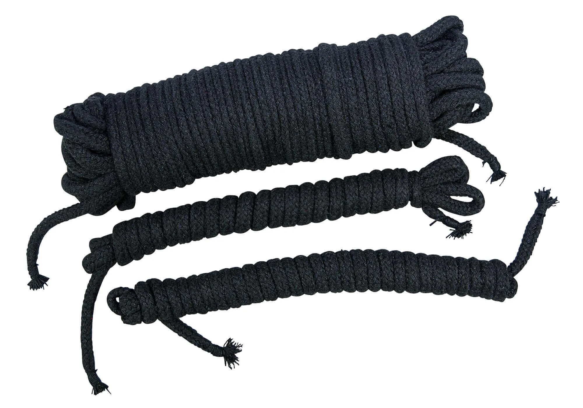 Levně 3 pletené bondage lana