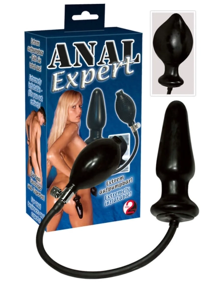 Nafukovací anální kolík anál expert