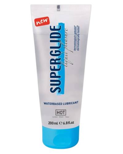 HOT Superglide lubrikační gel na bázi vody 200 ml