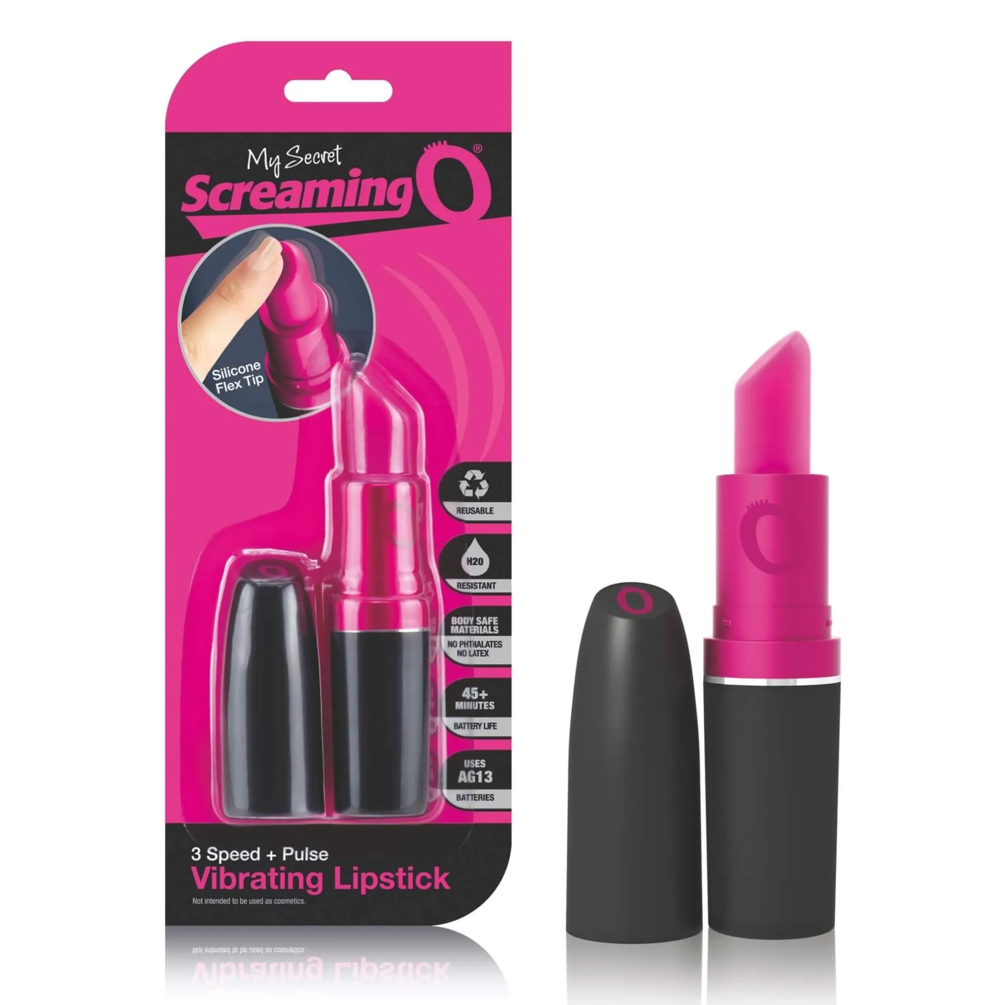 Screaming Lipstick - diskrétní vibrátor ve tvaru rtěnky