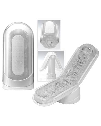Super masturbátor TENGA Flip Zero bílý