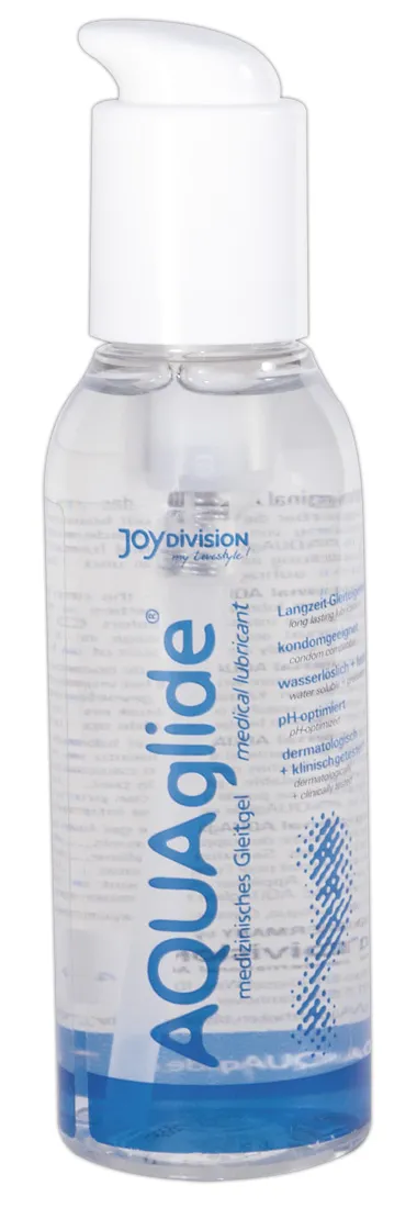 AQUAglide - lubrikační gel na bázi vody s optimálním lubrikačním účinkem, bez vůně a chuti.