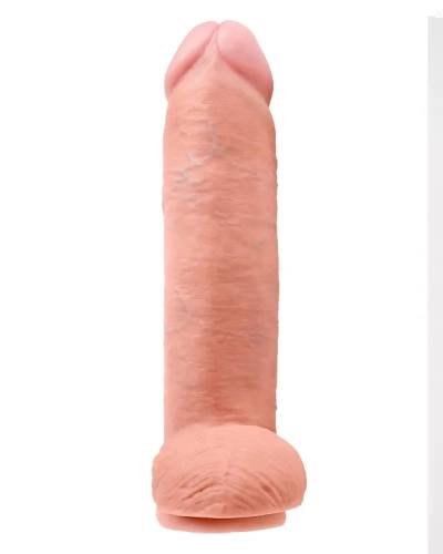 Dildo ve tvaru penisu s varlaty a přísavkou King Cock velké
