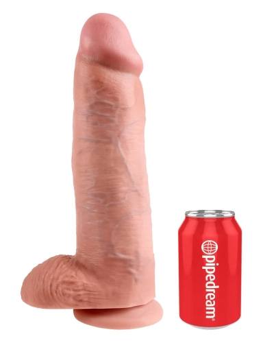 Dildo ve tvaru penisu s varlaty a přísavkou King Cock velké