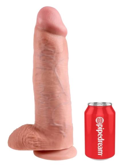 Dildo ve tvaru penisu s varlaty a přísavkou King Cock velké