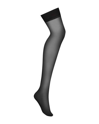 Černé sexy průsvitné punčochy Obsessive S800
