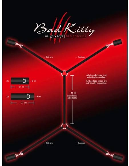 Bad Kitty Bed Shackles