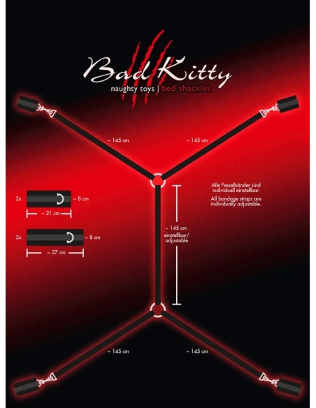 Bad Kitty Bed Shackles