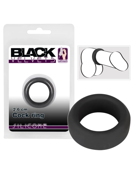 Erekční kroužek na penis You2Toys Black Velvet Cock Ring 2