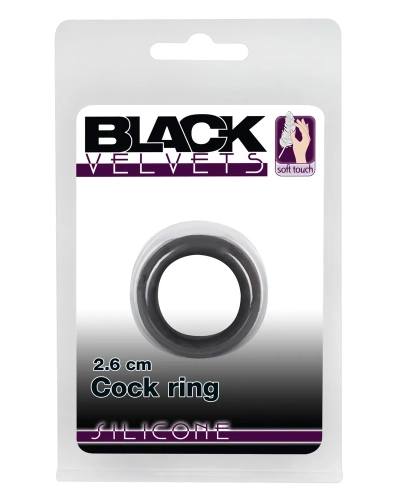 You2Toys Black Velvet Cock Ring