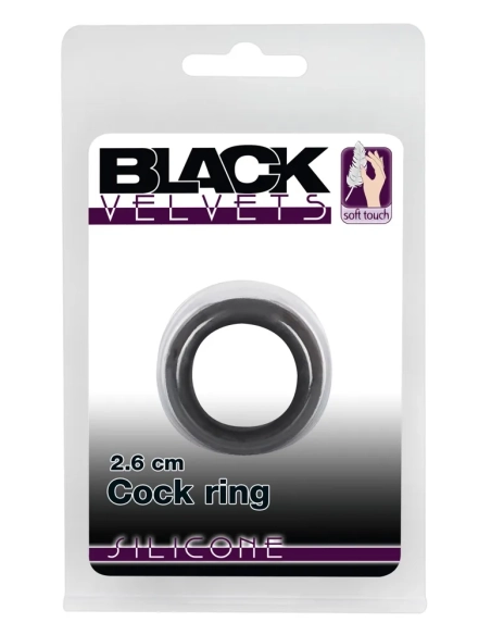 You2Toys Black Velvet Cock Ring
