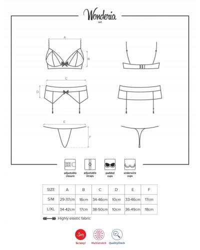 Obsessive - Wonderia Set 3pcs Black