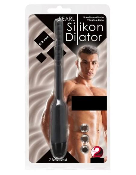 Silikonový vibrátor močové trubice Pearl Dilator Vibe
