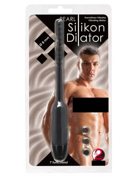 Silikonový vibrátor močové trubice Pearl Dilator Vibe