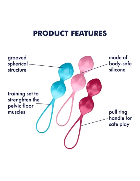 Satisfyer Balls double medium Set 3 kuliček