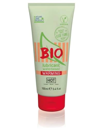 Hřející lubrikační gel HOT BIO Warming Vegan Water Heated Glidant 100ml
