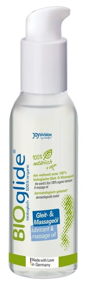 Levně BIOglide je první kombinací lubrikačního a masážního oleje na světě, který je 100% organický