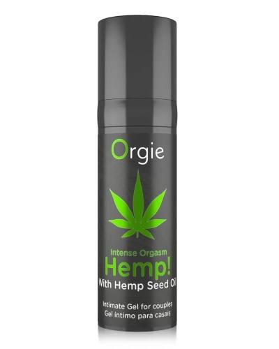Stimulační gel s oteplujícím chladícím efektem Intense Orgasm Hemp