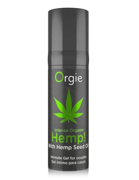 Stimulační gel s oteplujícím chladícím efektem Intense Orgasm Hemp