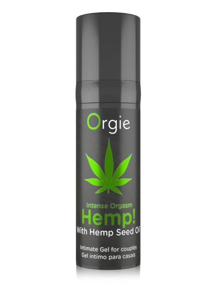Stimulační gel s oteplujícím chladícím efektem Intense Orgasm Hemp