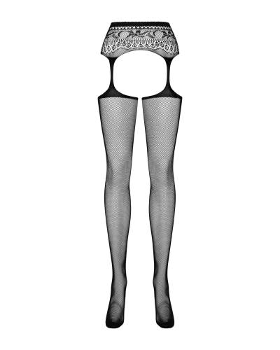 Sexy punčochy s podvazky Obsessive Garter Stockings S307 S/M/L