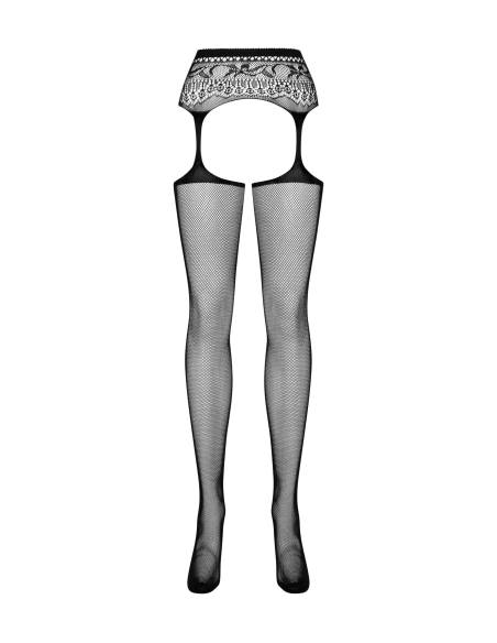 Sexy punčochy s podvazky Obsessive Garter Stockings S307 S/M/L