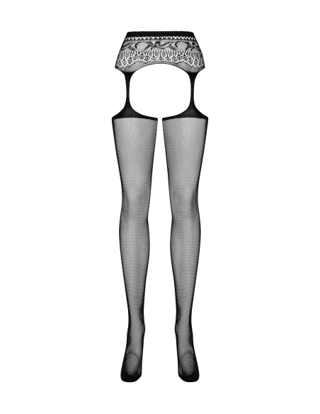 Sexy punčochy s podvazky Obsessive Garter Stockings S307 S/M/L