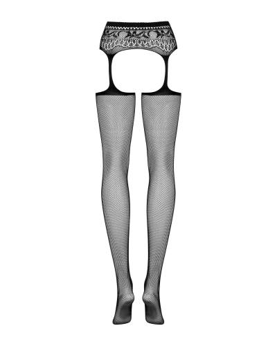 Sexy punčochy s podvazky Obsessive Garter Stockings S307 S/M/L