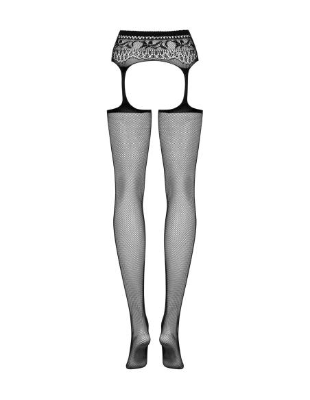 Sexy punčochy s podvazky Obsessive Garter Stockings S307 S/M/L