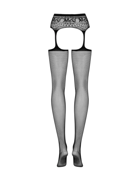 Sexy punčochy s podvazky Obsessive Garter Stockings S307 S/M/L