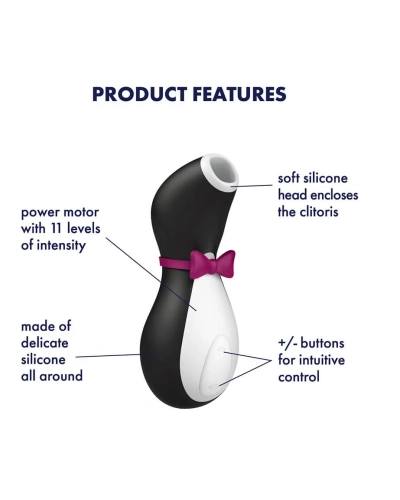 Vodotěsný stimulátor klitorisu Satisfyer Pro Penguin Next