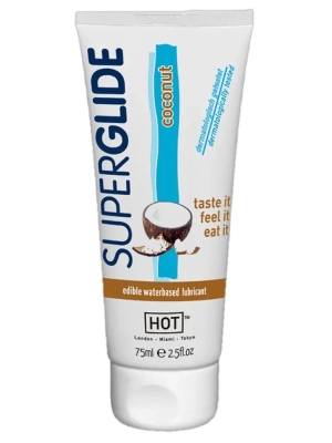 Jedlý lubrikační gel HOT Superglide Coconut Edible Lubricant 75ml