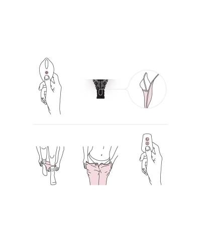 Dobíjecí vibrující francouzské kalhotky Pantyrebel