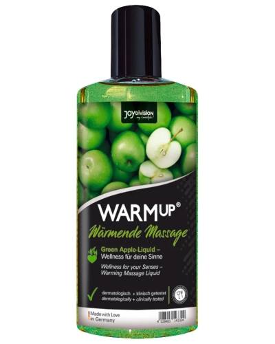 Masážní olej se zahřívacím účinkem zelené jablko 150ml