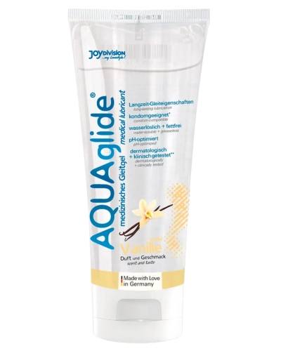 Lubrikační gel na bázi vody AQUAglide liquid vanilka 100 ml