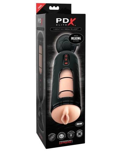 Vibrující umělá vagína PDX Elite Mega Milker