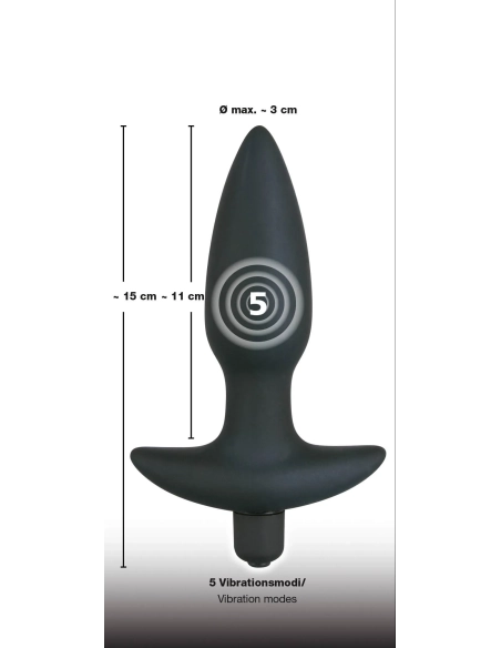 Black Velvet vibrokolík - střední