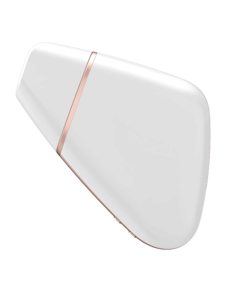 Satisfyer Love Triangle – nabíjecí, vodotěsný, smart vibrátor a stimulátor na klitoris (bílý)