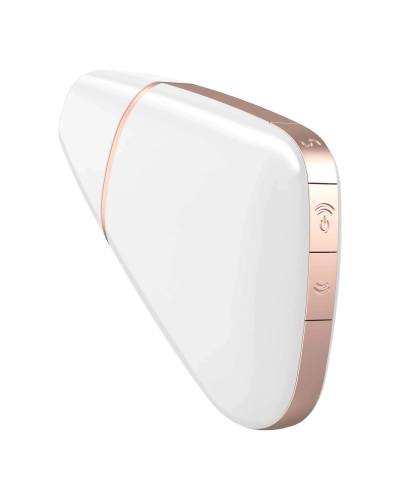 Satisfyer Love Triangle – nabíjecí, vodotěsný, smart vibrátor a stimulátor na klitoris (bílý)