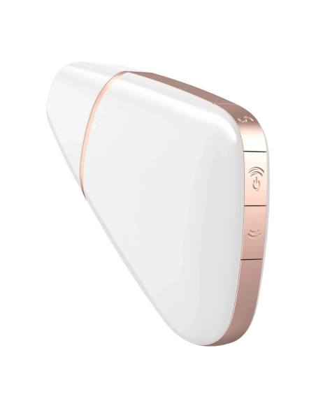 Satisfyer Love Triangle – nabíjecí, vodotěsný, smart vibrátor a stimulátor na klitoris (bílý)