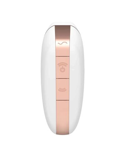 Satisfyer Love Triangle – nabíjecí, vodotěsný, smart vibrátor a stimulátor na klitoris (bílý)