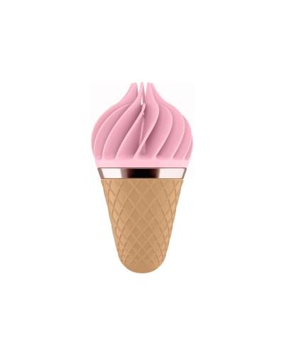 Satisfyer Sweet Treat – nabíjecí rotační vibrátor na klitoris (růžový-hnědý)