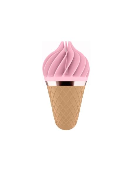 Satisfyer Sweet Treat – nabíjecí rotační vibrátor na klitoris (růžový-hnědý)