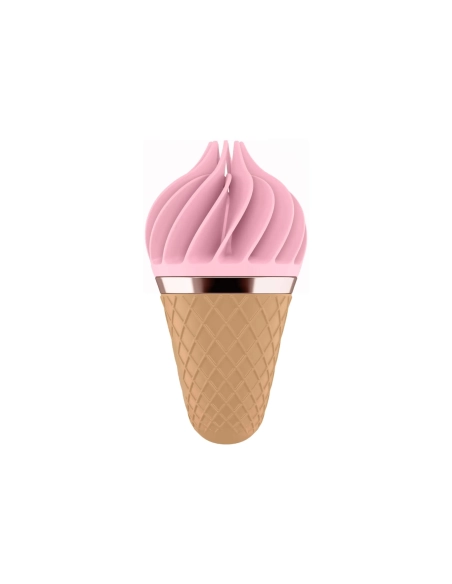 Satisfyer Sweet Treat – nabíjecí rotační vibrátor na klitoris (růžový-hnědý)