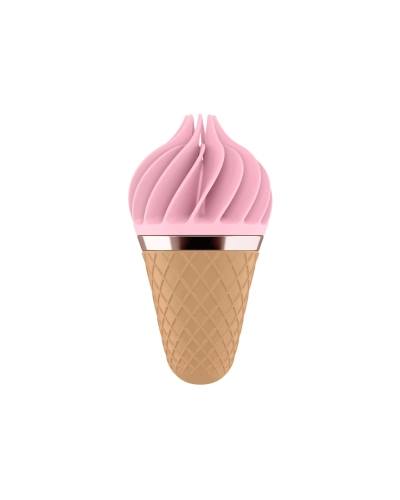 Satisfyer Sweet Treat – nabíjecí rotační vibrátor na klitoris (růžový-hnědý)