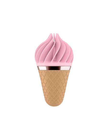 Satisfyer Sweet Treat – nabíjecí rotační vibrátor na klitoris (růžový-hnědý)