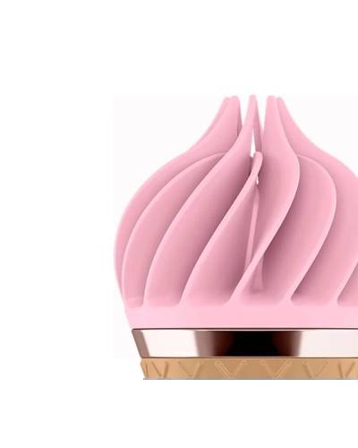 Satisfyer Sweet Treat – nabíjecí rotační vibrátor na klitoris (růžový-hnědý)