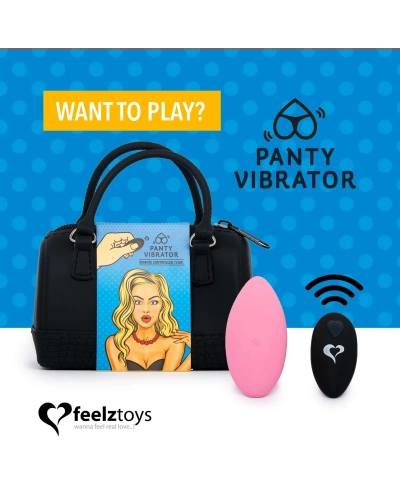 FEELZTOYS Panty nabíjecí vibrátor na klitoris s dálkovým ovladačem růžový