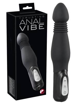 You2Toys Thrusting Anal Vibe anální vibrátor s posuvem černý