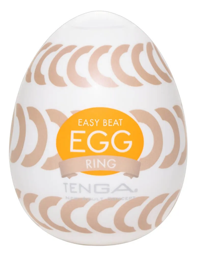 Kompaktný, jednorazový masturbátor Egg Ring od Tenga
